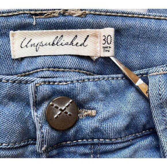 Unpublished Kora Mid Rise Skinny in Lightstar, Size 30 - Picture 7 of 16